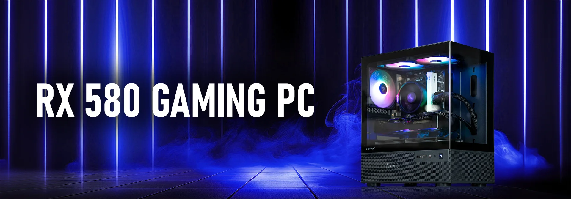 TechFast RX 580 8GB Gaming PC: Intel Core i7-3770